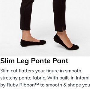 RUBY RIBBON Ponte leggings BROWN